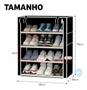 Imagem de Sapateira Vertical 4 Prateleiras Resistente Leve Pratico Top
