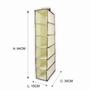 Imagem de Sapateira Vertical Dobrável 6 Nichos Organizador Flexível