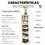 Imagem de Sapateira Vertical Porta Sapatos Hall de Entrada Industria Multi Uso Branca