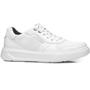 Imagem de Sapatenis Branco Masculino Pegada Couro Flatform 