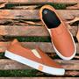 Imagem de Sapatenis Casual Masculino Slip On Fechamento Elastico Sem Cadarço
