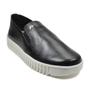 Imagem de Sapatênis Feminino Pegada Slip On Casual Em Couro 21506