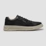 Imagem de Sapatenis Masculino Couro Sneaker Ferracini Quest - Preto