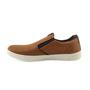 Imagem de Sapatenis Masculino Sem Cadarço Sport Fire Marrom Slip On