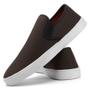 Imagem de Sapatenis Masculino Slip On Tenis Iate Casual Elastico Macio