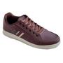 Imagem de Sapatenis Tenis Casual Masculino Preto Cafe Bordo Vinho 3210