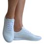 Imagem de Sapatênis Tênis Feminino Sapatilha Slip On Usaflex Ai3403 Branco