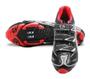 Imagem de Sapatilha Ciclismo  MTB JET Guardian - Preto/ Vermelho