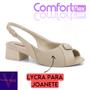 Imagem de Sapatilha comfortflex mary jane salto bloco slingback