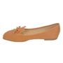 Imagem de Sapatilha Fem Moleca Loafer Camurça Laço Camel 5737.203