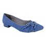 Imagem de Sapatilha Feminina Bico Fino Casual Scarpetti 184-6150 Azul