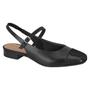 Imagem de Sapatilha Feminina SlingBack Saltinho Fivela Bico Redondo 