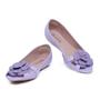 Imagem de Sapatilha Leruchel Peeptoe Flor Feminino Lilas