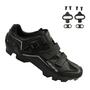 Imagem de Sapatilha Mtb Ciclismo High One Feet Preta + Tacos Shimano SH51