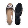 Imagem de Sapatilha Peep Toe Com Recortes a Laser e Fivela de Ajuste Feminino Ciclame