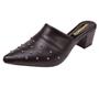 Imagem de Sapatilha Scarpin De Salto Mule Com Tachas Lindo e Confortável