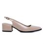 Imagem de Sapatilha Scarpin Feminino Bico Fino Slingback Sapato  Elegânte Salto Baixo e Confortável