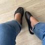 Imagem de Sapatilha Slingback Clarisse Tela Preta