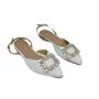 Imagem de Sapatilha Slingback em Linho com Fivela