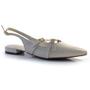 Imagem de Sapatilha Slingback Feminina Cazzualen Off White 4046-2025