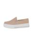 Imagem de Sapatilha Slip On Tênis Feminino Bordado Nude Bellinda Shoes