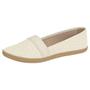 Imagem de Sapatilha Slipper Feminina Nobuck Branco Off Moleca 5287.203