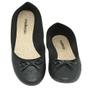 Imagem de Sapatilhas Femininas Molecas Casual Confortável Flex Bico Redondo 5726.115 Croco Preto