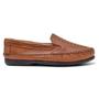 Imagem de Sapatilhas masculinas estilo casual em couro GR 402 marrom-conhaque