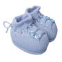 Imagem de Sapatinho bebê 2 botões - azul bebê