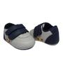 Imagem de Sapatinhos Bebe Tenis Fecho Fácil Infantil Masculino Luxo Batizado Menino Manozinhos Baby Ref.0008