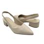 Imagem de Sapato Bebecê Slingback Scarpin Salto Bloco Nude 3628092