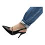 Imagem de Sapato Beira Rio 4122.1482 Scarpin Salto Alto Fino Metalizado Feminino