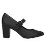 Imagem de Sapato boneca modare ultraconforto scarpin feminino preto verniz salto médio