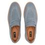 Imagem de Sapato Casual Azul Loafer Em Couro 5092