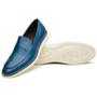 Imagem de Sapato Casual Azul Scay em Couro + Cinto 18854