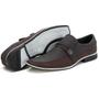 Imagem de Sapato Casual Hfast Shoes Bico Quadrado sem Cadarço com Recortes Detalhe Gravata