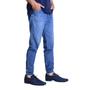 Imagem de Sapato casual Masculino derby Silva&Silva Lona Jeans Azul leve