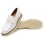 Imagem de Sapato Casual Masculino em Couro Oxford Confort Mocflex Branco