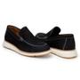 Imagem de Sapato Casual Masculino Loafer Couro Mocflex - 12800 - Preto