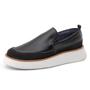 Imagem de Sapato Casual Masculino Slip On Couro DIfranca - 7706 - Preto