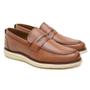 Imagem de Sapato Casual Oxford Masculino Loafer Caramelo