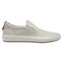 Imagem de Sapato Casual Slip On Thrones Masculino Em Couro Legitimo Off White