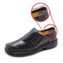Imagem de Sapato Comfort Masculino Anti Stress Pipper Em Couro De Elásticos Anti Impacto