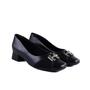 Imagem de Sapato Comfortflex Feminino 2495303 Preto/Ouro