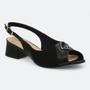 Imagem de Sapato Comfortflex Slingback Salto Baixo Feminino 2464431-01