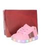 Imagem de Sapato de Menina Rosa com Luz de Led Kit Tenis Infantil + Oculos e Pulseira