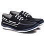 Imagem de Sapato Dockside Comfort Masculino em Couro Azul Navy