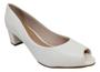 Imagem de Sapato feminino beira rio peep toe salto bloco original 