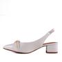 Imagem de Sapato Feminino Beira Rio Slingback Branco Off