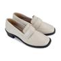 Imagem de Sapato Feminino Lugo Oxford Off White Bege - 0478